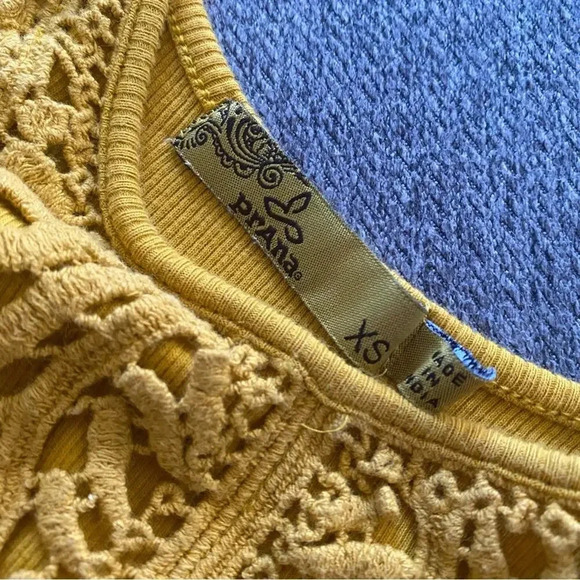Prana Embroidered Front Tank Top XS - Picture 4 of 5